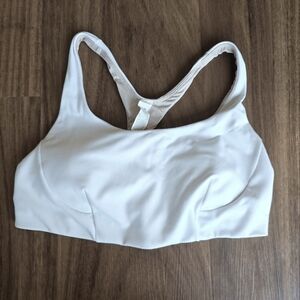 Lululemon Sz12 Wunder Train Sports Bra- White